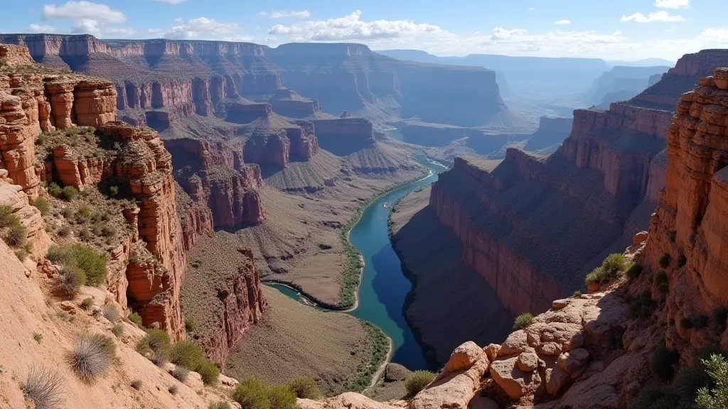 Bright Angel Trail panoramic view