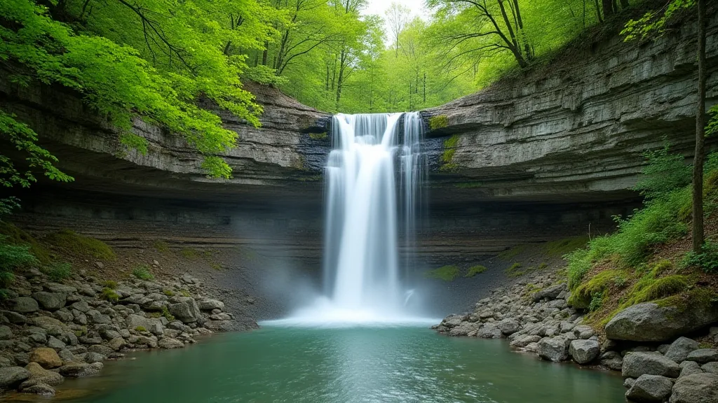 Burgess Falls in Tennessee