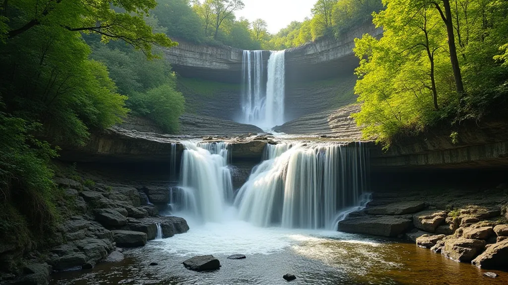 Coon Creek Falls in Kentucky