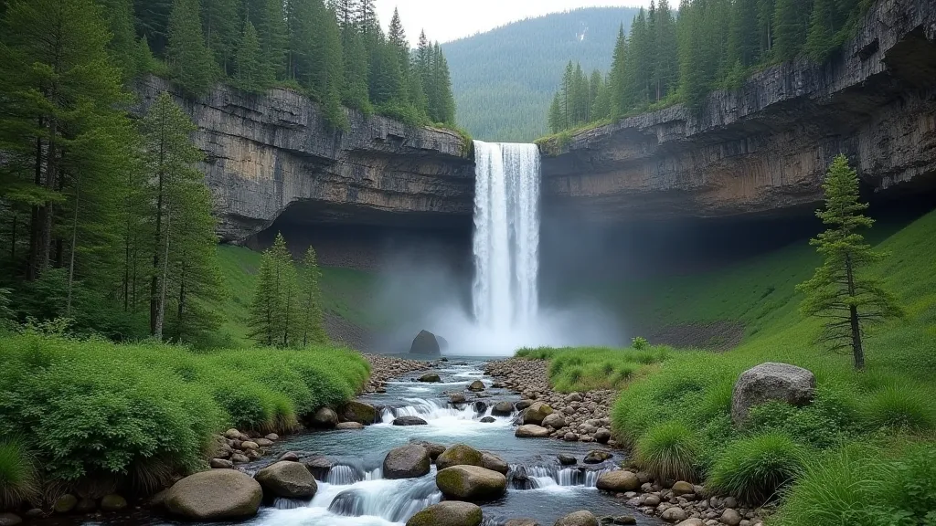 Eagle Falls in Idaho