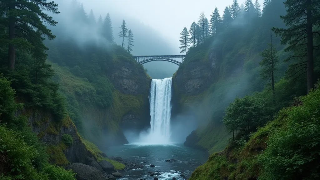 Multnomah Falls in Oregon