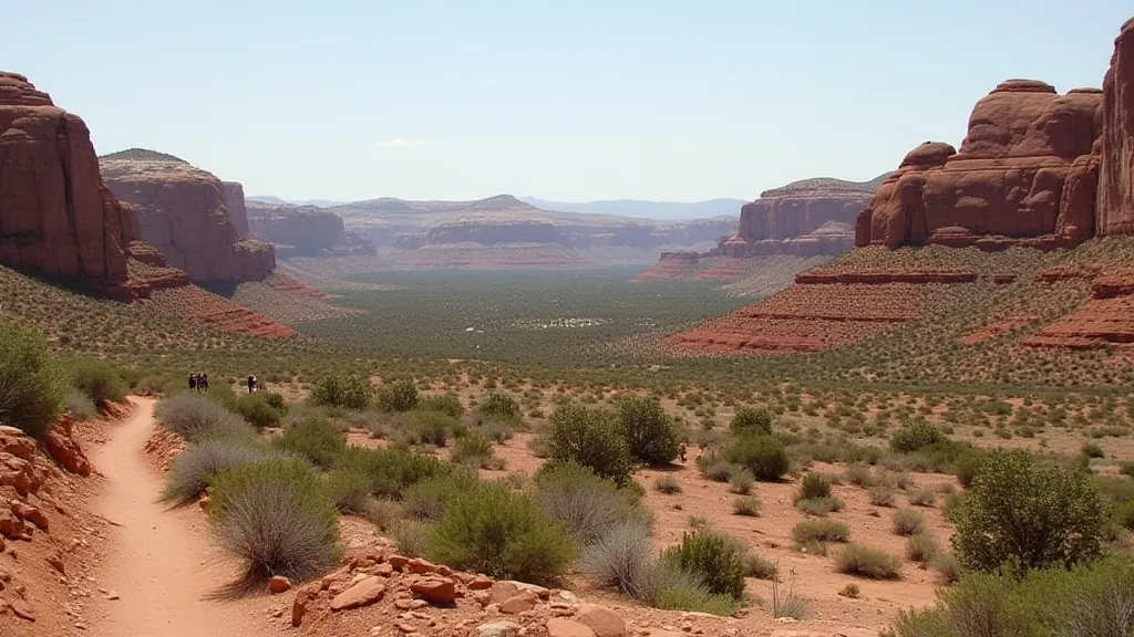 Red Rocks Trading Post Trail View